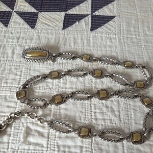 Elegant Silver and Gold Women's Belt